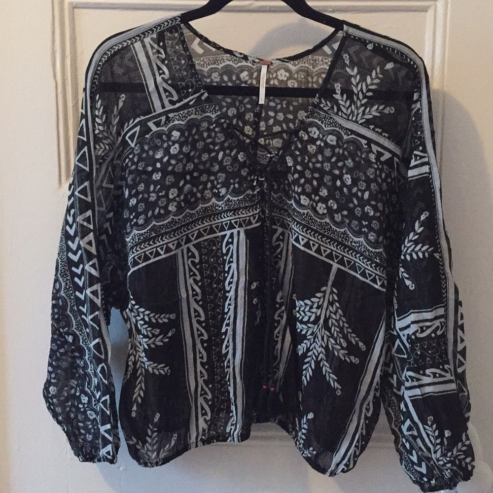 Free People boho blouse
